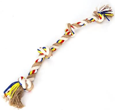 Nobleza Honden speeltouw met knopen - 68 cm