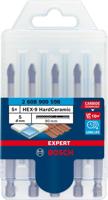 Bosch Accessories EXPERT HEX-9 HardCeramic 2608900598 Tegelboorset 5-delig 5 mm Zeskant schacht 5 stuk(s) - thumbnail