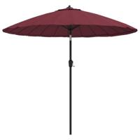 VidaXL Parasol met aluminium paal 250 cm bordeauxrood - thumbnail