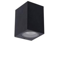 Lucide ZARO - Wandspot / Wandlamp Binnen/Buiten - 1xGU10 - IP44 - Zwart - thumbnail