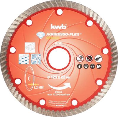 Doorslijpschijf 125x1,2mm dunne KWB - Kwb Doorslijpschijf 125x1,2mm dunne KWB - Kwb