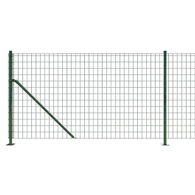 VidaXL Draadgaashek met flens 1x25 m groen