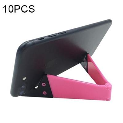 10 STKS V vorm universele mobiele telefoon Tablet beugel houder (roze) 10 STKS V vorm universele mobiele telefoon Tablet beugel houder (roze)