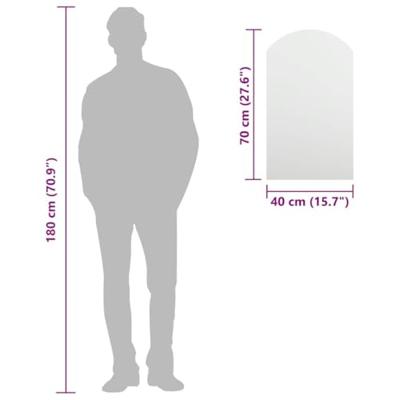 VidaXL Spiegel 70x40 cm glas VidaXL Spiegel 70x40 cm glas