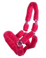 QHP Alaska halster fuchsia maat:pony - thumbnail