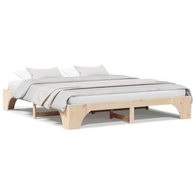 Bedbodem 200x200 cm Massief Grenen Hout