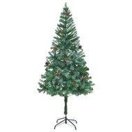 VidaXL Kunstkerstboom met dennenappels 180 cm - thumbnail