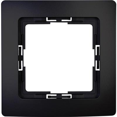 KOPP Mat Zwart Afdekraam Paris HK05 - 1-voudig