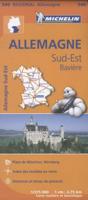 Michelin Wegenkaart 546 Duitsland Zuidoost - Beieren (Paperback) - thumbnail