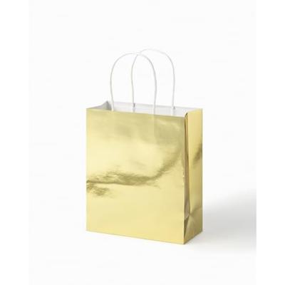 Cadeautas Folia goud kraft 18x21x8cm 7 stuks Cadeautas Folia goud kraft 18x21x8cm 7 stuks