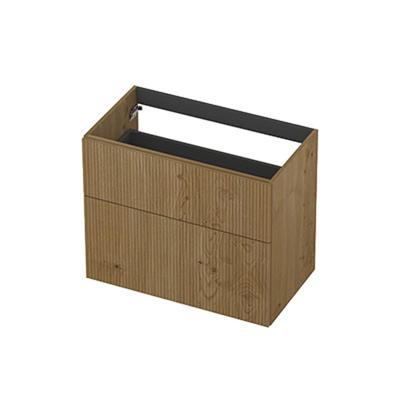 INK - Onderkast 2L A-sym Fin. Gefr. Tbv Greep - 800x450x650 Mm - Natur