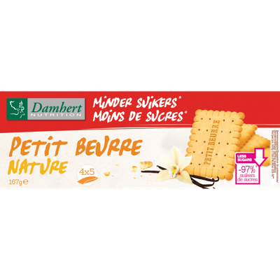 Damhert Petit Beurre Koekjes - Minder Suikers Damhert Petit Beurre Koekjes - Minder Suikers