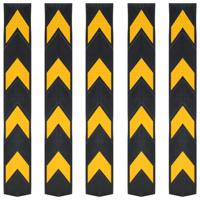Hoekbeschermers reflecterend 80 cm rubber 5 st - thumbnail