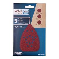 Enzo Koma tools schuurpapier | 13x9,5cm | 5stuks - 6490900 - thumbnail
