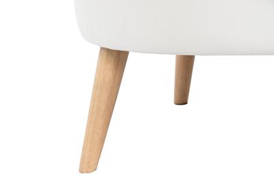 Armstoel DKD Home Decor Wit Natuurlijk Hout 91 x 80 x 78 cm