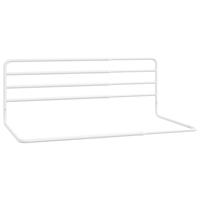 VidaXL Bedhekje peuter (76-137)x55 cm ijzer wit - thumbnail