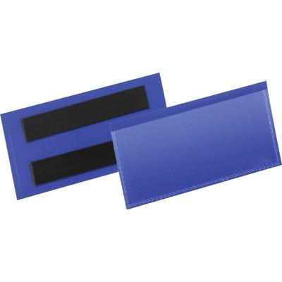 Durable Etikettenhouder | B100xH38mm blauw | magnetisch | pak a 50 stuks - 174107 174107 Durable Etikettenhouder | B100xH38mm blauw | magnetisch | pak a 50 stuks - 174107 174107
