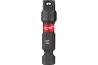 Milwaukee SchockWave™ Krachtdop Adapter ¼" Zeskant - ¼" Vierkant - 4932471826 - thumbnail