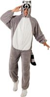 Wasbeer Onesie Unisex Volwassen - thumbnail