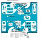 Pattini in linea 2 in 1 - STAMP - SKIDS CONTROL - 3 ruote - Misura 27-30 - Unisex - thumbnail