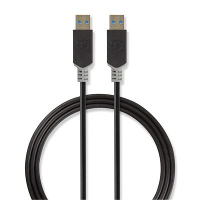 Nedis CCBW61000AT20 Kabel Usb 3.0 A Male - A Male 2,0 M Antraciet