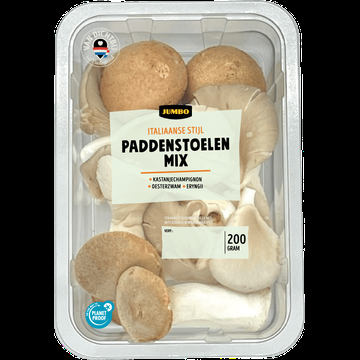 Jumbo Paddenstoelen Mix Italiaanse Stijl 200 g Jumbo Paddenstoelen Mix Italiaanse Stijl 200 g