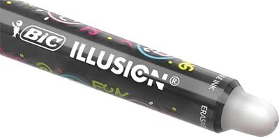 Gelschrijver bic gelocity illusion m zwart | 12 stuks