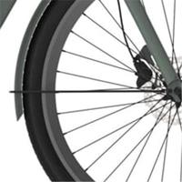 Cortina spatbordstang voor 28 e-nite titanic green matt - thumbnail