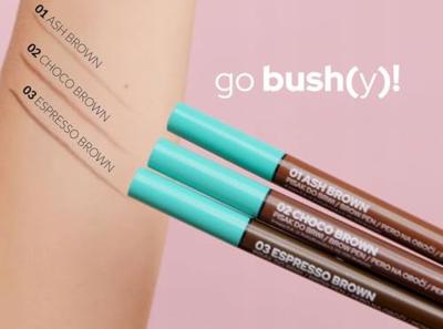 Claresa go bushy wenkbrauwpen 02 choco brown