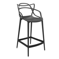 Kartell Masters barkruk H65 zwart - thumbnail