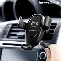 Mobiele Telefoonhouder met Draadloze oplader voor Auto's Wolder InnovaGoods - thumbnail