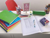 Clairefontaine schrift mimesys voor ft A4, 80 bladzijden, kaft in PP, gelijnd, geassorteerde kleuren - thumbnail
