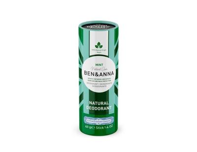 Ben & Anna Deodorant in papiertube - mint - 40 gram