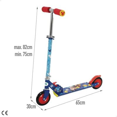 Scooter Mickey Mouse 65 x 82 x 30 cm Blauw