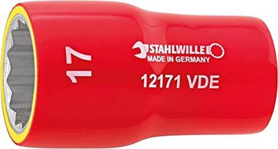 Stahlwille 12171 VDE-13 02380013 Dubbel zeskant Dopsleutelinzetstuk 13 mm 3/8 (10 mm)