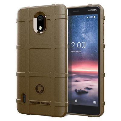 Volledige dekking schokbestendig TPU Case voor Nokia 3.1 A (bruin)