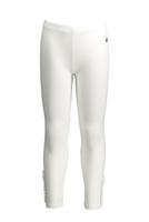 Le Chic Meisjes legging ruffels & parels - Gebroken wit - thumbnail