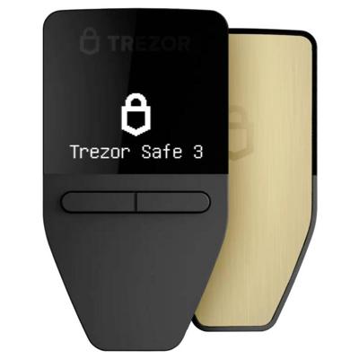 Trezor Safe 3 Hardware wallet Goud 1 stuk(s)