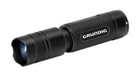 Grundig LED Zaklamp 400 Lumen - 10W - 200M Bereik - 3 Lichtstanden: Hoog, Laag, Pulserend - Zwart/Oranje - thumbnail