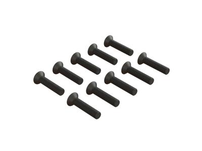 Arrma - Flat Head Hex Machine Screw, M3x14mm (10) (ARA722314)