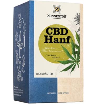 Sonnentor CBD Hennep thee (18 st)