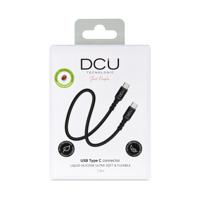 USB-kabel DCU Zwart 1,5 m - thumbnail
