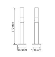 Steinel 069469 LED AUSSENLEUCHTE GL 65 Staande LED-buitenlamp LED LED vast ingebouwd 8.5 W Antraciet - thumbnail