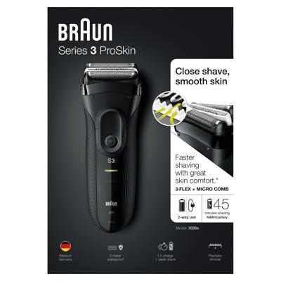 Scheerapparaat Braun 3020 Black
