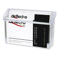 Deflecto visitekaarthouder transparant - thumbnail