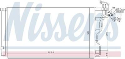 Condensator, airconditioning 940244