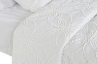 Sprei Home ESPRIT Wit 180 x 260 cm - thumbnail