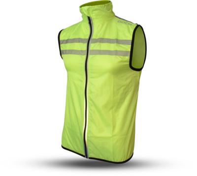 Outwet Gato windbreaker mesh vest usb led neongeel maat xs Outwet Gato windbreaker mesh vest usb led neongeel maat xs