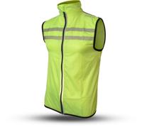 Outwet Gato windbreaker mesh vest usb led neongeel maat xs - thumbnail