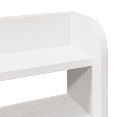 Bedframe met hoofdeinde zonder matras 140x190 cm wit
